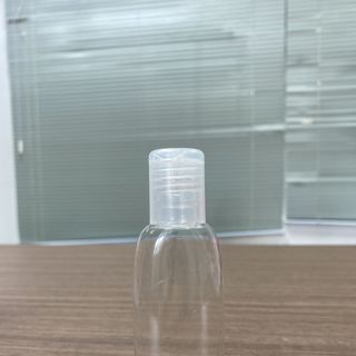 Chai nhựa PET 50ml dẹt nắp bật chiết mỹ phẩm du lịch - Chai chiết serum, sữa tắm, dầu gội...