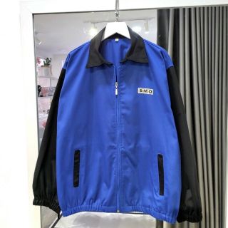 Áo khoác kaki quốc dân tay dài cổ bẻ, tay phối rắp lăng logo thêu B.M.0