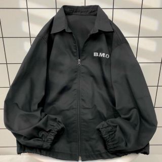 Áo khoác kaki quốc dân tay dài cổ bẻ, tay phối rắp lăng logo thêu B.M.0