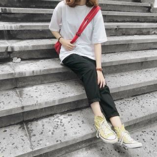Quần kaki suông trơn form chuẩn vải không xù lông