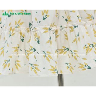 Đầm The Little Pines cánh tiên dáng maxi họa tiết hoa nhí vàng xinh yêu #The_Little_Pines.