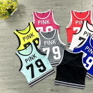 Đồ Thể Thao Áo Croptop In Pink Thể Thao Siêu Đẹp Giá Sỉ, Chuẩn Đẹp