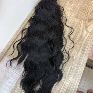 Tóc giả kẹp ngoạm xù sóng
