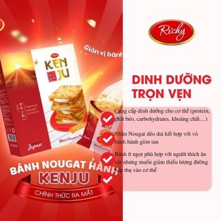 Thùng bánh giòn Richy KENJU kem dẻo 300 gr (12 hộp)