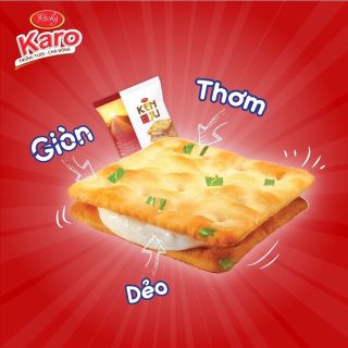 Thùng bánh giòn Richy KENJU kem dẻo 300 gr (12 hộp)