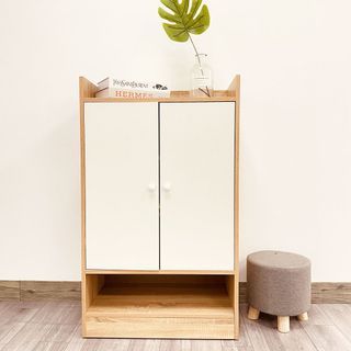 Tủ Để Giày Dép 2 Cánh Trắng 4 Ngăn Cao Cấp