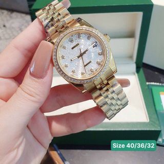 ĐỒNG HỒ ROLLEX CAO CẤP VIỀN ĐÁ HOT HOT