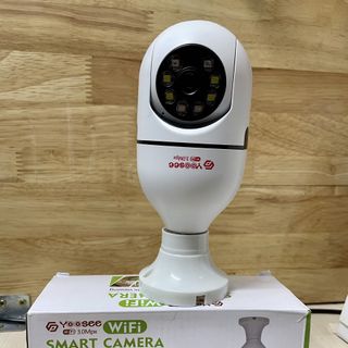 CAMERA YOOSEE IP HÌNH BÓNG ĐÈN 8 LED MẪU MỚI 2.0MPX - MÃ HK211 - XOAY 360 ĐỘ GIÁ 315K