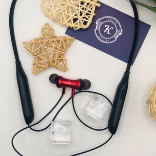 Tai Nghe Bluetooth Thể Tha Quàng Cổ - Đầu Núm Kim Loại Hít - Pin 18H - Chính Hãng YuGao - Model BG-02 o