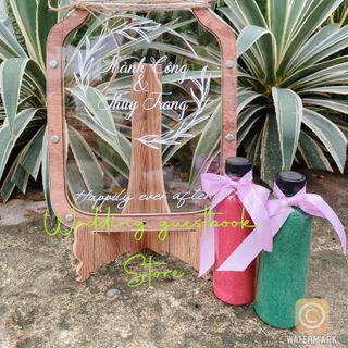 Bình rót cát _Nghi thức cưới Việt Nam|Thao Wedding Guestbook