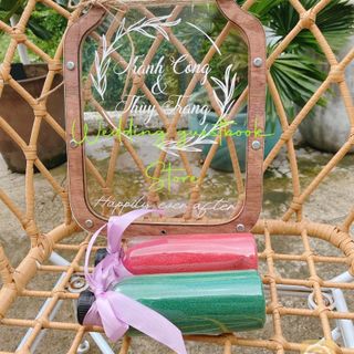 Bình rót cát _Nghi thức cưới Việt Nam|Thao Wedding Guestbook