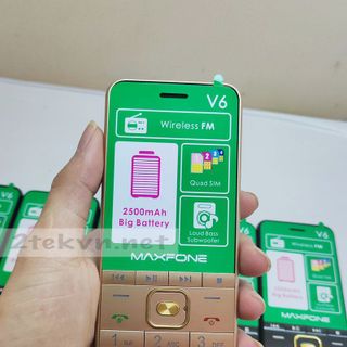 Điện thoại 4 sim Maxfone V6 fullbox chính hãng giá sỉ