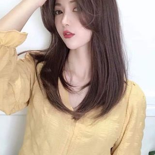 Tóc giả nữ nguyên đầu 2 mái bay lửng 40cm