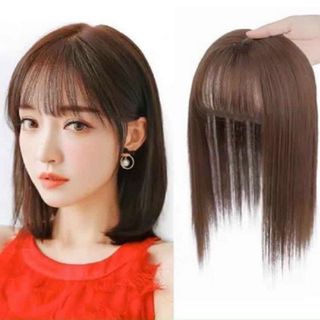 Tóc giả che hói đỉnh đầu có mái và không mái