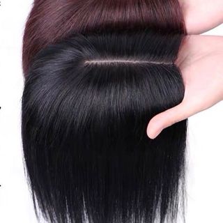 Tóc giả che hói đỉnh đầu có mái và không mái
