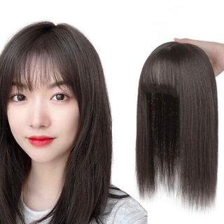 Tóc giả che hói đỉnh đầu có mái và không mái