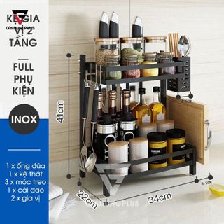 KỆ CHỮ L 2 TẦNG