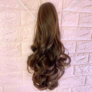 Tóc giả kẹp ngoạm xoăn lửng 40cm-45cm