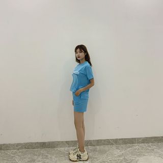 Sét bộ nữ ,đồ bộ đùi nữ thun coton sufa,áo lệch tà ,thời trang xuân hè BĐ03-XANH NGỌC