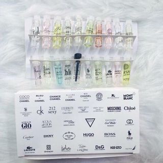 SÉT 20 CHAI NƯỚC HOA TRẮNG CAO CẤP
