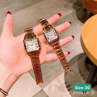 ĐỒNG HỒ CARRTlER COUPLE MẶT VUÔNG