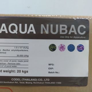 AQUA NUBAC - Vi sinh nguyên liệu thủy sản chuyên làm sạch bạt ao nuôi