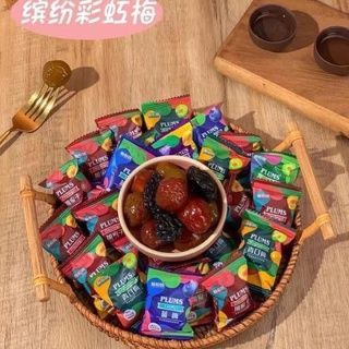 ô mai mix nhiều vị , mix 5 loại trái cây - Ô Mai Colorful Plum Mix Vị Cherry Việt Quất mận 408g giá sỉ