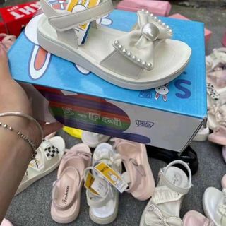 Sandal trẻ em đính nơ sỉ giá xưởng