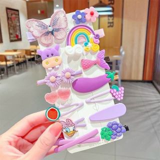 Kẹp tóc hình hoa cầu vồng