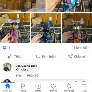 Loa nge bluetooth mini cầm tay hình gấu