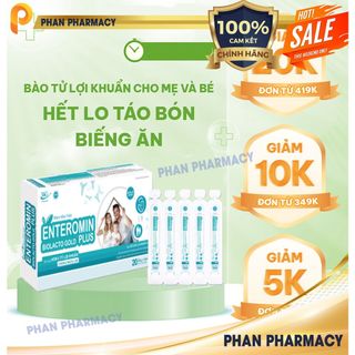 Men vi sinh Enteromin Plus – Phan Pharmacy-  là một sản phẩm  để bổ sung và ... và kẽm, cân bằng hệ vi .................