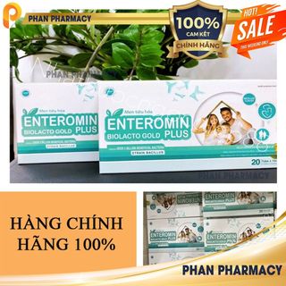 Men vi sinh Enteromin Plus – Phan Pharmacy-  là một sản phẩm  để bổ sung và ... và kẽm, cân bằng hệ vi .................