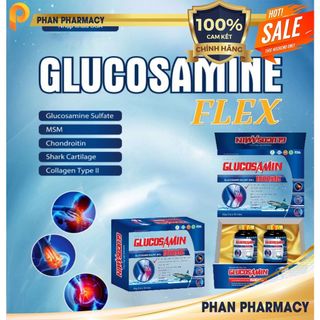 Viên Uống Sụn Vi Cá Mập Sukumin Bil- Flex Care Glucosamin - Phan Pharmacy- Giảm đau nhức xương khớp (Hộp 2 lọ x30v)