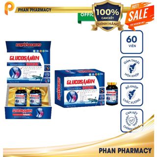 Viên Uống Sụn Vi Cá Mập Sukumin Bil- Flex Care Glucosamin - Phan Pharmacy- Giảm đau nhức xương khớp (Hộp 2 lọ x30v)