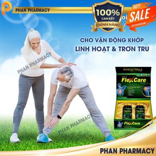 Viên Uống Sụn Vi Cá Mập Sukumin Bil- Flex Care Glucosamin - Phan Pharmacy- Giảm đau nhức xương khớp (Hộp 2 lọ x 30 viên)