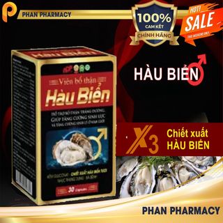 Viên bổ thận hàu biển- Phan Pharmacy  hỗ trợ bô thận tráng dương, tăng cường sinh lực và tăng cường  sinh lý nam giới .. giá sỉ