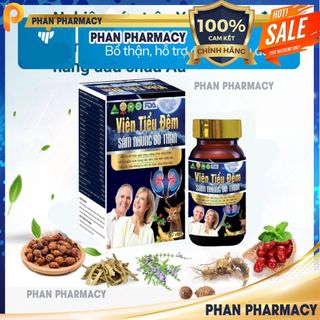 Viên Tiểu Đêm Sâm Nhung Bổ Thận – Phan Pharmacy- Giúp Bổ Thận, Giảm Tiểu Đêm, Tiểu Rắt