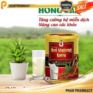 Sữa Bột Hồng Sâm Baby Red Gingseng Korea Phan Pharmacy -Giúp Tăng Cường Khả Năng Miễn Dịch, Nâng Cao Sức Khỏe Hôp 400g .