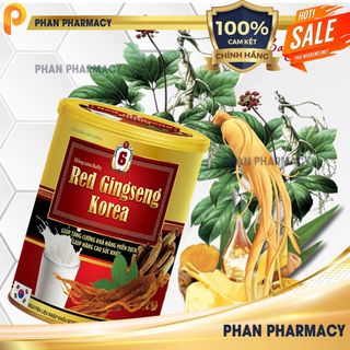 Sữa Bột Hồng Sâm Baby Red Gingseng Korea Phan Pharmacy -Giúp Tăng Cường Khả Năng Miễn Dịch, Nâng Cao Sức Khỏe Hôp 400g .