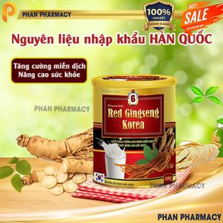 Sữa Bột Hồng Sâm Baby Red Gingseng Korea Phan Pharmacy -Giúp Tăng Cường Khả Năng Miễn Dịch, Nâng Cao Sức Khỏe Hôp 400g .
