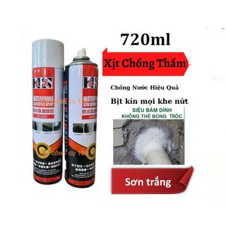 Bình xịt sơn chống thấm dột,chống nước,chống dột mái nhà,tường,ống nước cao cấp Nhật Bản 720ml giá sỉ