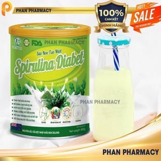 Sữa Non Tảo Nhật Spirulina Diabet-  Phan Pharmacy- Giúp Tăng Cường Sức Đề Kháng, Hỗ Trợ Ổn Định Đường Huyết