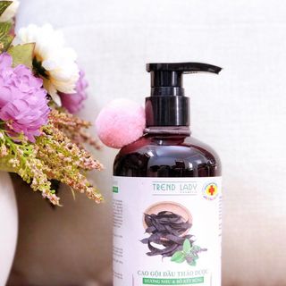 Cao gội đầu thảo dược Người Dao TREND LADY 550ml - DẦU GỘI ĐẦU THẢO DƯỢC HƯƠNG NHU & BỒ KẾT RỪNG
