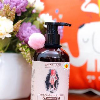 Cao gội đầu thảo dược Người Dao TREND LADY 550ml - DẦU GỘI ĐẦU THẢO DƯỢC HƯƠNG NHU & BỒ KẾT RỪNG