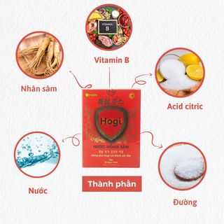 Nước hồng sâm Hogi bồi bổ cơ thể tăng cường sức khỏe chính hãng nguyên chất 100% HS01