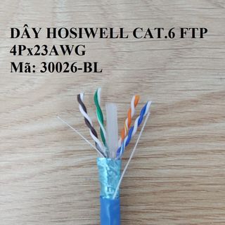 Cáp mạng LAN chống nhiễu Hosiwell Cat.6 FTP 4 Pair x 23AWG Horizontal giá sỉ