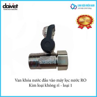 Van khóa nước chữ T ren 21 dây 10 máy lọc nước RO - Chính hãng Đại Việt giá sỉ
