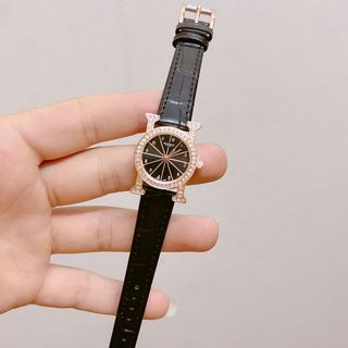 Đồng hồ da nữ hermess06 mini đẹp
