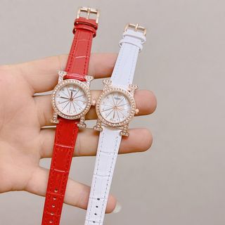 Đồng hồ da nữ hermess06 mini đẹp
