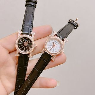 Đồng hồ da nữ hermess06 mini đẹp